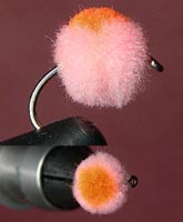 Glo Bug Champange Fire Orange Dot GC