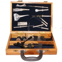 DELUXE WOODEN FLY TYING KIT