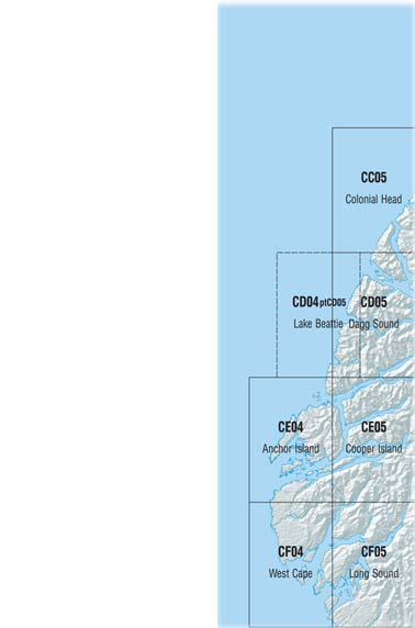 Martins Bay Area Topo Maps