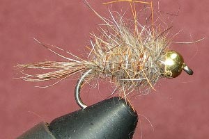 Hare & Copper (Hairy) Gold Tungsten GC