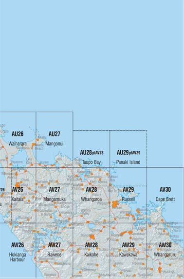 Kaikohe and Surrounding Area Topo Maps