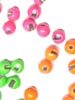 Slotted Tungsten Beads Coloured