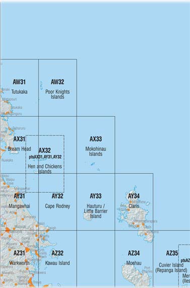 Warkworth and Surrounding Area Topo Maps