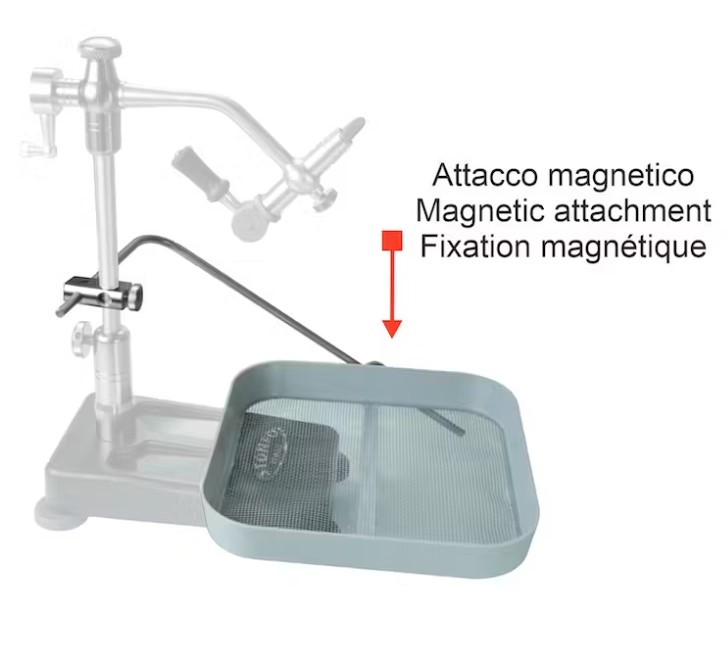 STONFO S-614 Vassolo Porta Rifiuti Per Morsa Da Fly Tying - Nuovo Made In Italy