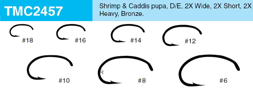 Tiemco Tmc 2457 Shrimp & Caddis Pupa: Flyshop NZ Ltd