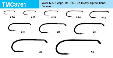 Tiemco Tmc 3761 BL Nymphs & Wet Flies: Flyshop NZ Ltd