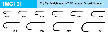 Tiemco Tmc 101 Dry Fly Hook: Flyshop NZ Ltd